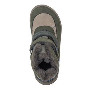 Dětské zimní barefoot boty ZERU TEX FURRY Cognac Froddo G2110151-2