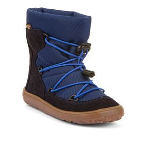 Băieți ghete barefoot de iarnă TEX TRACK WOOL Dark Blue Froddo G3160251