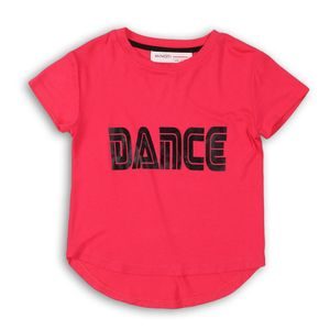Tričko dívčí s krátkým rukávem, Minoti, DANCE 6, růžová