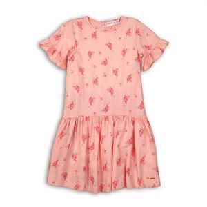 Šaty dívčí bavlněné, Minoti, PEACHY 11, růžová 