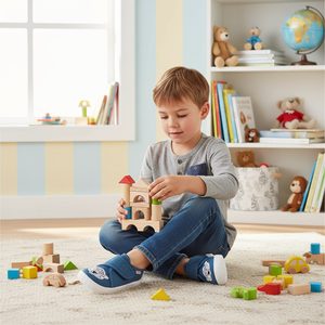 Chlapecké barefoot tenisky ELASTIC Jeans Froddo G3130241-11 modrá