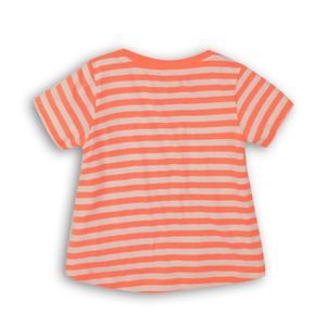 Tričko dievčenské s krátkym rukávom, Minoti, 2SLUBT18, oranžová