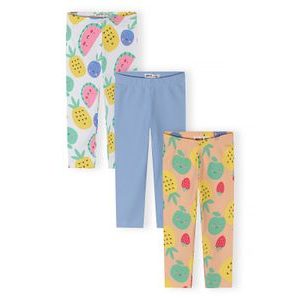 Colanți capri pentru fete 3pack Minoti 30LEGGING102