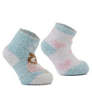 ponožky dívčí FLUFFY s protiskluzem - 2pack, Pidilidi, PD0147-01, holka 