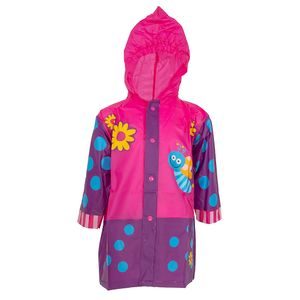 Pláštěnka PVC motýl, Pidilidi, PL0046-01, holka