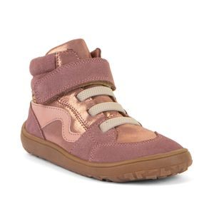 Lány egész éves bokaszárú barefoot cipő TEX GO PINK/GOLD Froddo G3110265-6