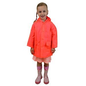 pláštěnka PVC neonová, Pidilidi, PL0065-17, oranžová