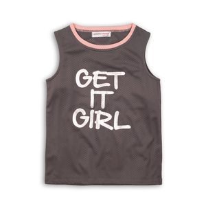 Tank top lányok sport, minoti, teljesítmény 7, szürke
