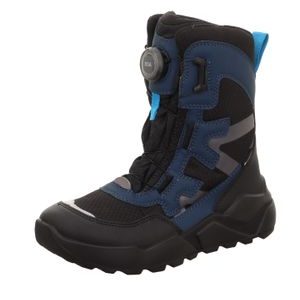 Chlapčenské zimné topánky ROCKET Black/Turquoise Gore-Tex, Superfit , 1-000403-0030, tyrkysová