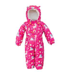 Overal dívčí s kožíškem, Pidilidi, PD1157-01, růžová