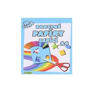 Hârtii adezive colorate W A4 10 coli, WIKY, W886463