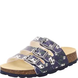 Papuci băieți din plută FOOTBAD Blue/Multicolored Superfit 1-800113-8090