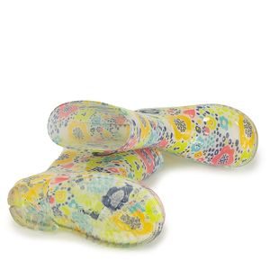 dívčí holínky PVC - barevné srdíčka, Pidilidi, PL0088, Holka