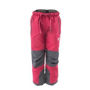 kalhoty sportovní outdoorové, podšité fleezovou podšívkou, Pidilidi, PD1121-16, vínová