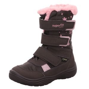 zimní boty dívčí CRYSTAL GTX, Superfit, 1-009092-3000, hnědá