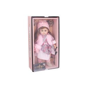 Měkká panenka o výšce 38 cm se stylovou kabelkou a hudební funkcí