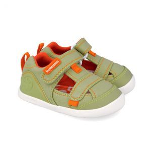 Chlapčenské barefoot sandále LONA BASICA VERDE Biomecanics 262191-B442