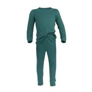 Lenjerie funcțională cu uscare rapidă pentru băieți - set tricou și pantaloni PD1174-02 verde