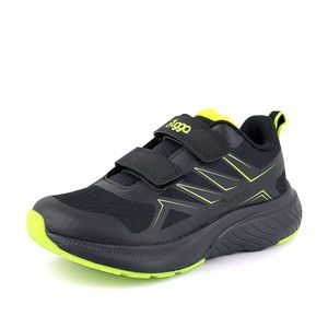 Detské outdoorové topánky na suchý zips Bugga SOLIS Black B00204-10