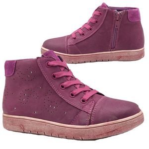 boty dívčí celoroční, Bugga, B00138-06, fialová 
