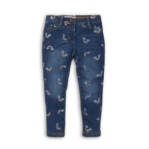 Kalhoty díčí džínové s elastenem, Minoti, Unicorn 10, modrá 
