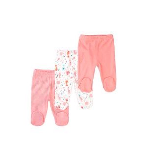 Kalhoty kojenecké 3pack, Minoti, Robbin 14, růžová 
