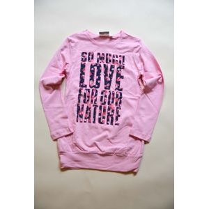 tričko dievčenské s dlhým rukávom, Wendee, ozfb39221-1, růžová