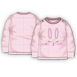Tričko kojenecké BIO bavlna, Minoti, Blush 1, růžová 