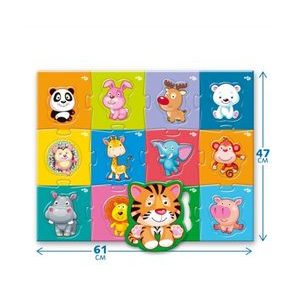 Složené Maxi puzzle 61 x 47 cm s motivem veselé zoologické zahrady