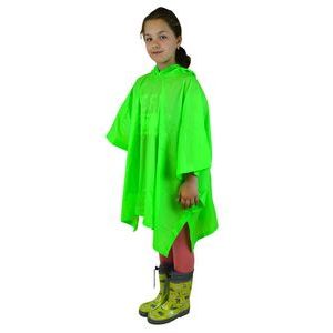 poncho PVC neonová, Pidilidi, PL0066-19, zelená
