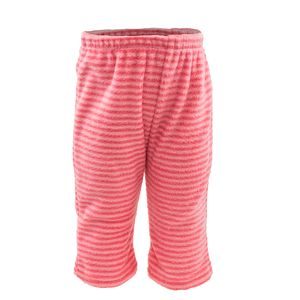 Kojenecké kalhoty fleezové, růžové 