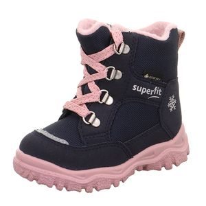 Dívčí zimní boty HUSKY1 Blue/Pink Gore-Tex, Superfit,1-006046-8010