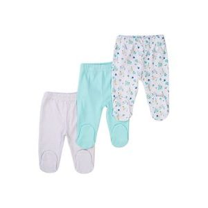 Kalhoty kojenecké 3pack, Minoti, Snail 12, modrá 
