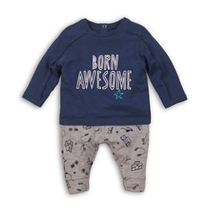 Chlapčenský set bavlnený, tričko a tepláky, Minoti, AWESOME 5, kluk