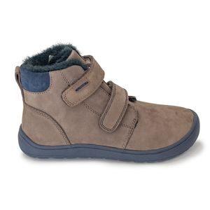 Chlapecké zimní barefoot boty DENY BROWN, Protetika, hnědá