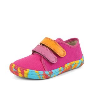 Teniși barefoot din pânză pentru fete CANVAS FUXIA Froddo G1700440-13