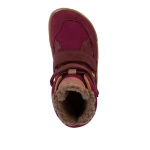 Dívčí zimní barefoot boty UP TEX WINTER Bordeaux G3160252-7