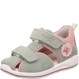 Dívčí sandály BOOMERANG Light Green/Pink Superfit 1-000866-7500 světle zelená