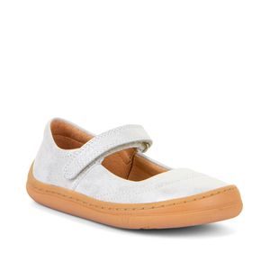 Dívčí barefoot baleríny MARY J Silver Froddo G3140184-6 stříbrná