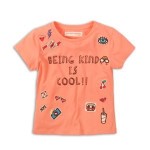 Tričko dievčenské s krátkym rukávom, Minoti, Whoa 6, ružová