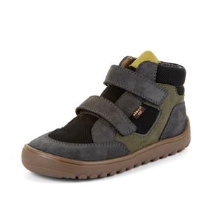 Ghete barefoot pentru copii, până la gleznă, pentru tot anul UP HILL TEX GREY/BLACK Froddo G3110281-3
