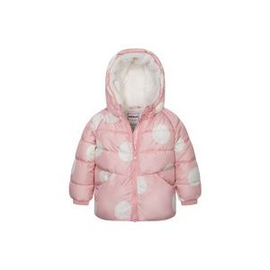 Lány puffa kabát szőrmebéléssel, Minoti, Pops 2, rózsaszín 