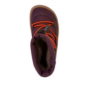 Dívčí zimní barefoot boty TEX TRACK WOOL Purple G3160251-4