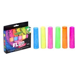 Chodníkové kriedy FLUO 6 ks
