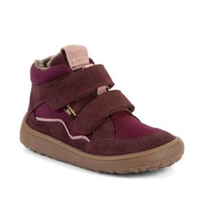 Ghete barefoot de iarnă pentru fete TEX WOOL Bordeaux Froddo G3110266-36W