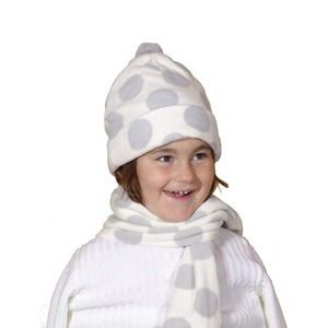 čepice fleezová, rukavice a šála, Pidilidi, PD357, šedá