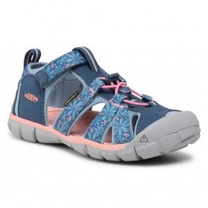 Dětské sandály SEACAMP II CNX, REAL TEAL/STONE BLUE, keen, 1025153,1025138,1025107, modrá 