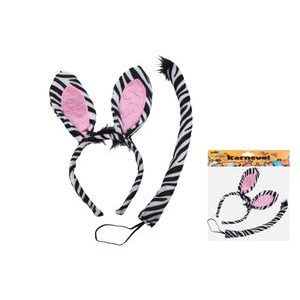 Set de carnaval - bentiță cu zebră, Wiky, W026114