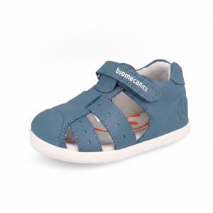 Sandale barefoot pentru băieți BASICA INDIGO Biomecanics 262164-A631