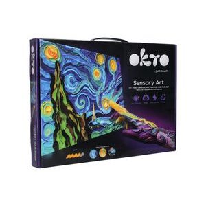 OKTO SENSOTY ART művészeti szett "Csillagos éjszaka" 30x40 cm, Wiky, W031039